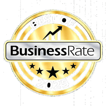 Best of BusinessRate 2025 award badge